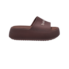 bebe Ploffy Women Slide-23162-ChocolateBrown