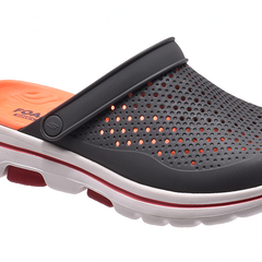 Skechers Foamies Go Walk 243016-DGray Orange White