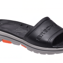 Skechers Foamies Ultra Go Cruisen Slide 243001 -Black Gray Orange OK