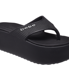 bebe Puffi Women Flip Flop-23303-black