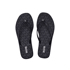 Michael Kors Lilo Wedge Flip Flop Women Black/Black