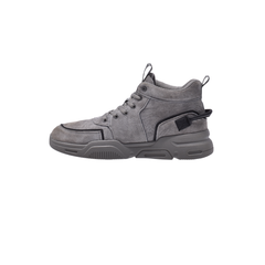 Jeep Mid Top Lace Chunky Suede Boot-B03180010B-Gray