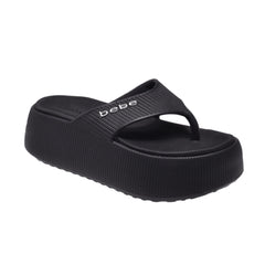 bebe Puffi Women Flip Flop-23303-black