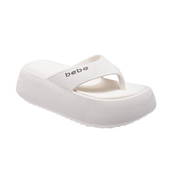 bebe Puffi Women Flip Flop-23303-White
