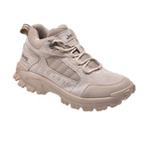 Jeep Mid Top Lace Chunky Suede Sneaker-J041291156-Beige