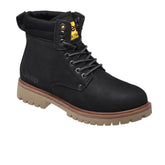 Jeep Ankle Lace up Padded Soft Leather Boot-P03232630K-Black