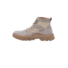 Jeep Mid Top Lace Hiking Suede Boot-P03221791K-Gray