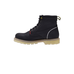 Jeep Ankle Lace Soft Leather Boot-P12232310-Black