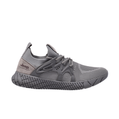 Jeep Low Cut Lace Comfort Mesh Sneaker-P211091203-Gray