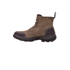 Jeep Ankle Lace Cap Toe Soft Leather Boot-P214M06083-Khaki