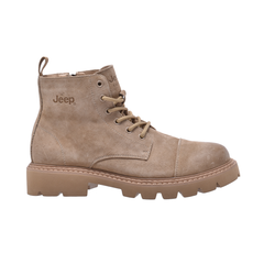 Jeep Ankle Lace Cap Toe Combat Boot-P214M08070-Beige