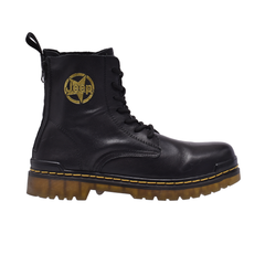 Jeep High Top Lace up Leather Boot-P214M08139-Black