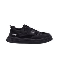 Jeep Low Cut Lace Court Sneaker-P223M07062-Black