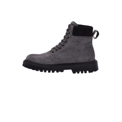 Jeep Ankle Lace Padded Soft Leather Boot-P224M08082-Gray