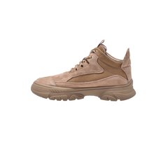 Jeep Mid Top Lace up Hiking Suede Boot-P341091102-Beige