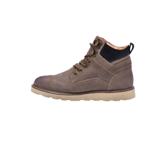 Jeep High Top Lace up Padded Soft Leather Boot-P693159k-Beige