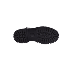 Jeep High Top Lace up Combat Leather Boot-P214M08222-Black