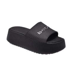 bebe Ploffy Women Slide-23162-JetBlack