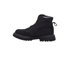Jeep High Top Lace Classic Soft Leather Boot-P214M08089-Black