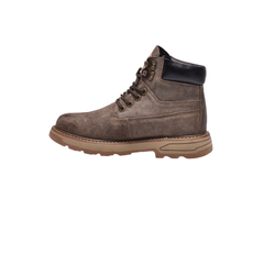 Jeep Ankle Lace up Padded Soft Leather Boot-PE224WAS546-Khaki