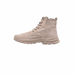 Jeep Ankle Lace Combat Suede Boot-P241071122-Khaki