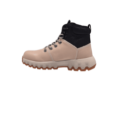 Jeep Ankle Lace up Padded Soft Leather Boot-P241291124-Beige