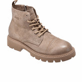 Jeep Ankle Lace Cap Toe Combat Boot-P214M08070-Beige