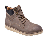 Jeep High Top Lace up Padded Soft Leather Boot-P693159k-Beige
