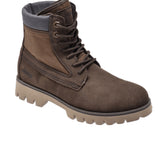 Jeep Ankle Lace Padded Suede Boot-P693153K-Brown
