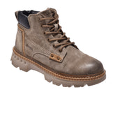 Jeep Ankle Lace Padded Boot-C214M08022-Khaki