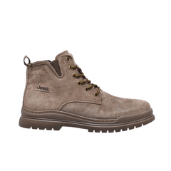Jeep Ankle Lace Combat Suede Boot-P131091185-Brown