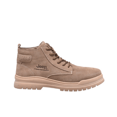 Jeep Ankle Lace Chukka Suede Boot-P131091187-Beige