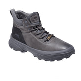 Jeep Ankle Lace Chunky Soft Leather Boot-P141291105-Gray