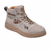 Jeep Ankle Lace Combat Suede Boot-P03131370k-Khaki