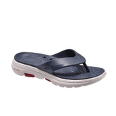 Skechers Foamies Go Walk Flip Flop 243024-Black White Red OK