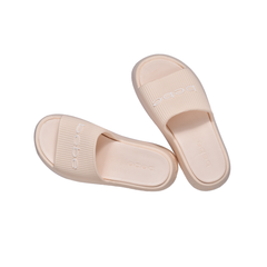 bebe Ploffy Women Slide-23162-IvoryBeige