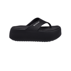 bebe Puffi Women Flip Flop-23303-black