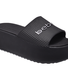 bebe Ploffy Women Slide-23162-JetBlack