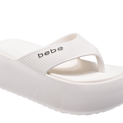bebe Puffi Women Flip Flop-23303-White