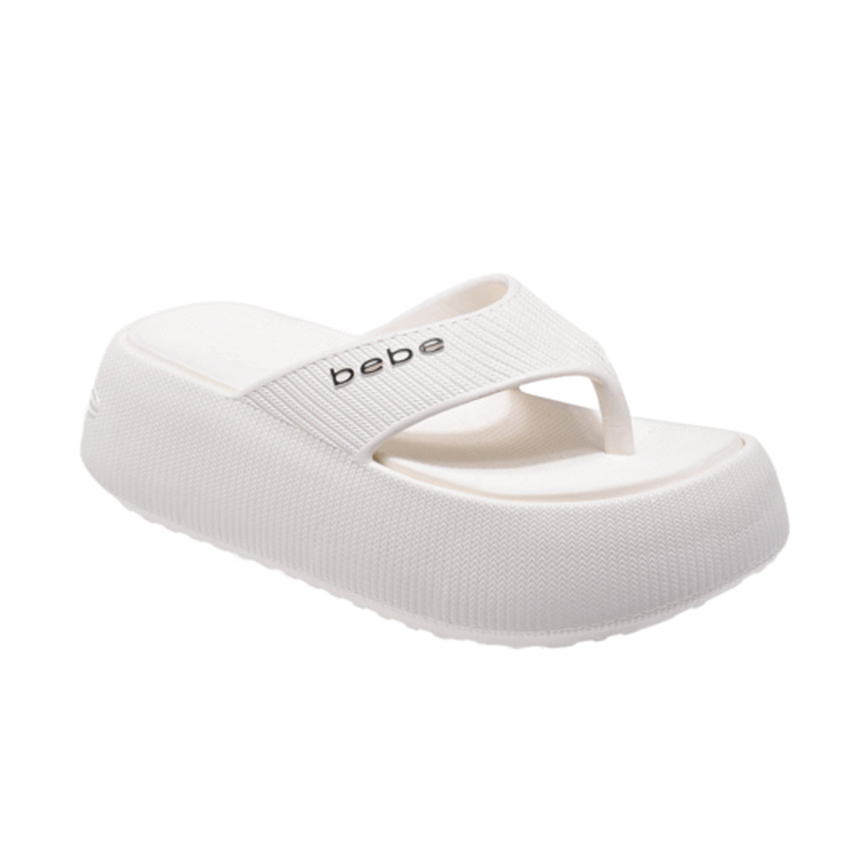 bebe Puffi Women Flip Flop-23303-White
