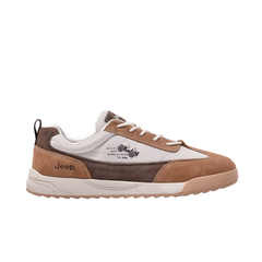 Jeep Low Cut Lace Court Sneaker-C221M01130-Brown