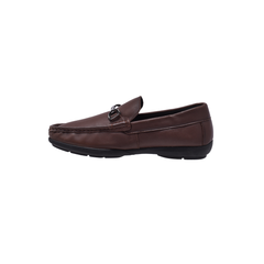Jeep Slip on Leather Loafer-CTB2118-Brown