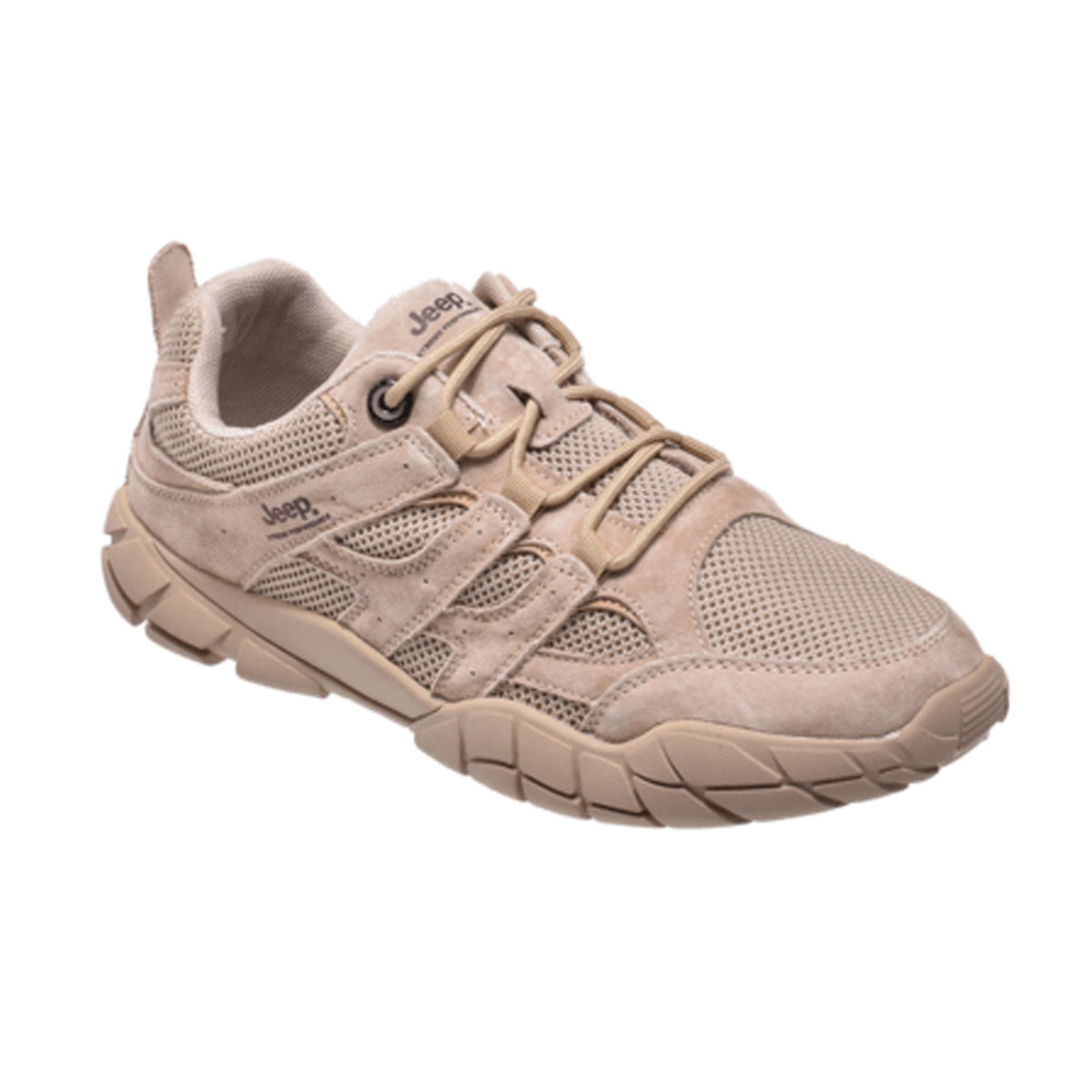 Jeep Low Cut Lace Versatile Mesh Sneaker-P311091288-Khaki
