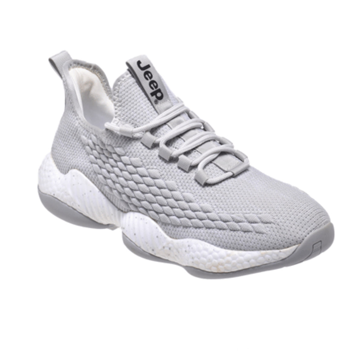 Jeep Low Top Lace Chunky Mesh Sneaker-P893166Rk-LightGray