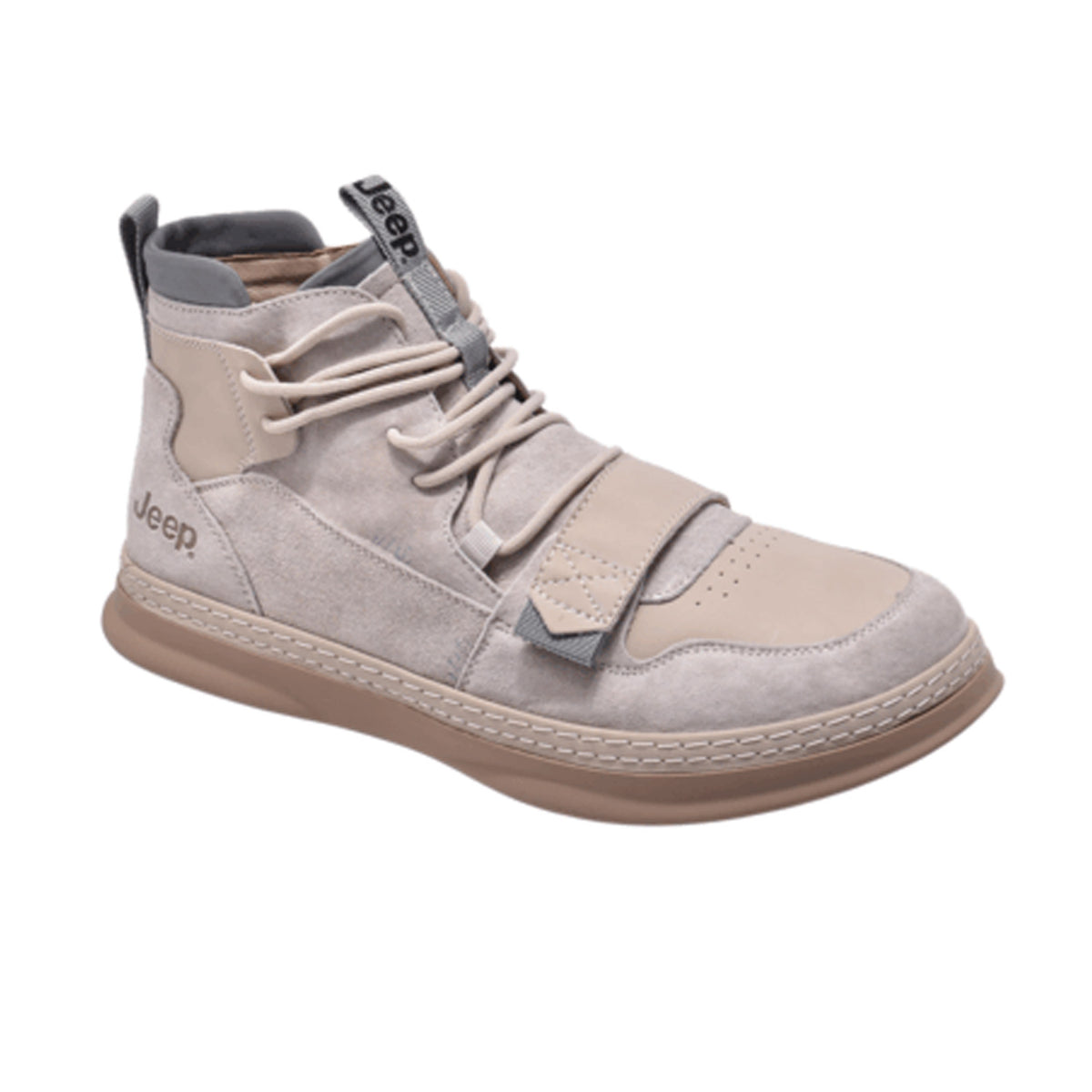 Jeep Ankle Lace Chukka Suede Boot-P213M06087-Beige