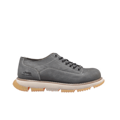 Jeep Low Cut Lace Round Toe Shoes-P331292643-Gray