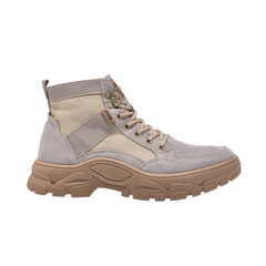 Jeep Mid Top Lace Hiking Suede Boot-P03221791K-Gray