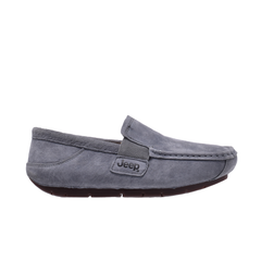Jeep Slip on Suede Loafer-P10301020K-Gray
