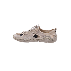 Jeep Flat Slip on Breathable Comfort Sneaker-P11100060k-Beige