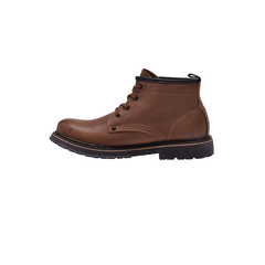 Jeep Ankle Lace Leather Boot-P12330630K-Brown
